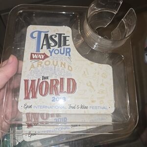 Set of 2 Epcot food and wine Trays